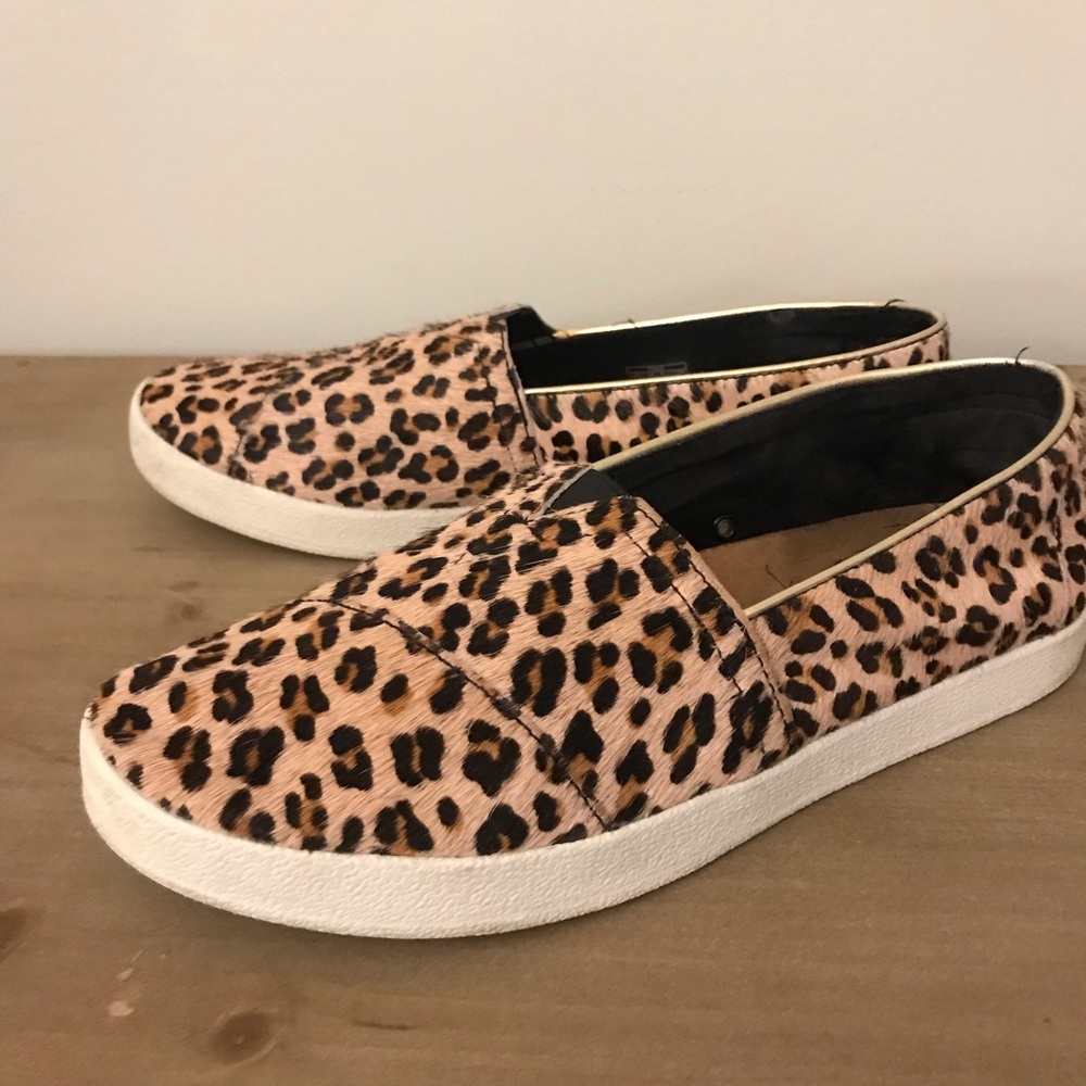 Toms Animal Print Avalon Slip-Ons